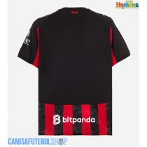 Camisa de time de futebol AC Milan Replicas 1º Equipamento 2025-26 Manga Curta